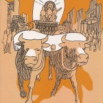 Ox-Drawn Wagon illustration