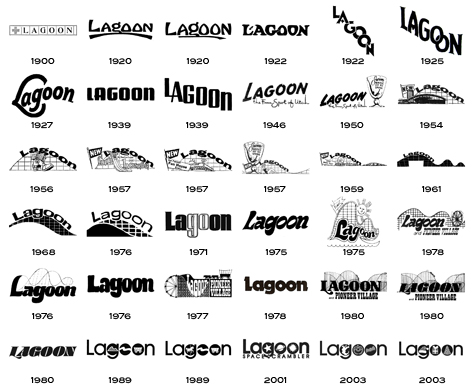 Just a sample of Lagoon logos and how they have evolved over the years.