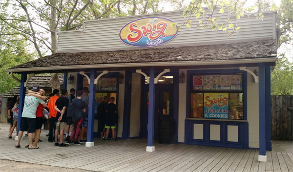 The new Swig location inside what was once the Pony Express Museum. Photo: B. Miskin