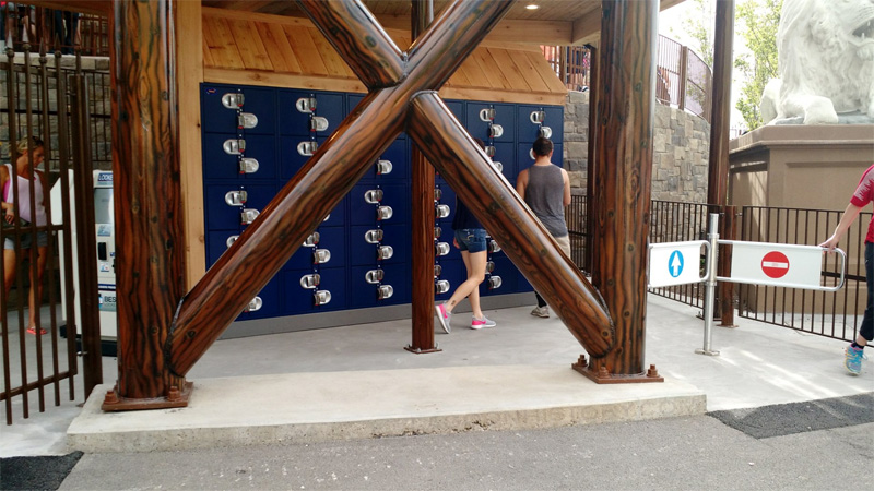 New lockers replaced the cubby system at Cannibal. Photo: B. Miskin