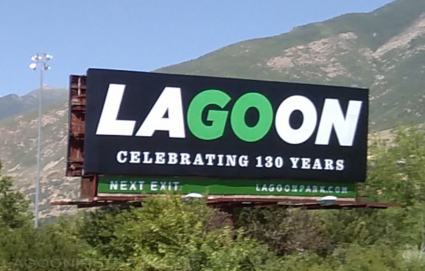 New billboard design south of Lagoon off of I-15. Photo: B. Miskin