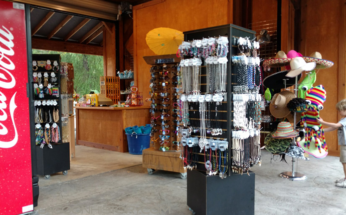 The new gift shop in Rattlesnake Rapids Plaza. Photo: B. Miskin