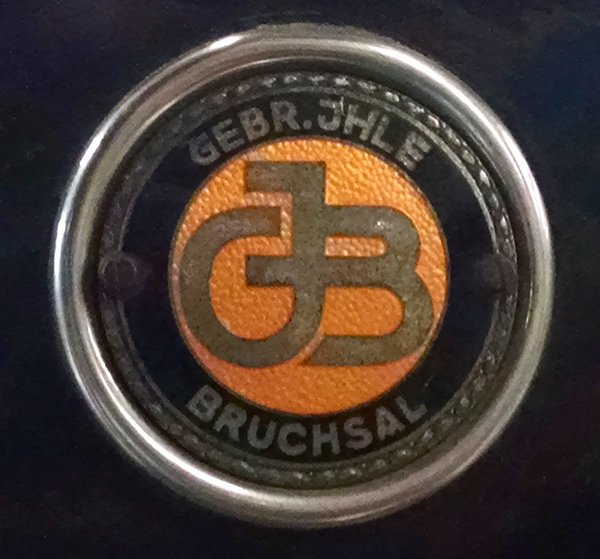 Gebrüder Ihle nameplate on the front of each car. Photo: B. Miskin