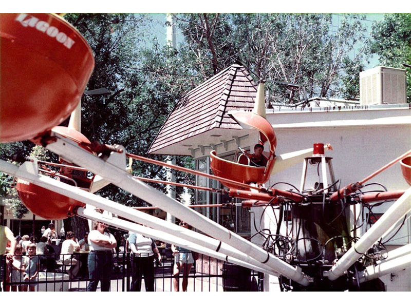 Helicopters in 1984. Photo: Curtis Tuckfield
