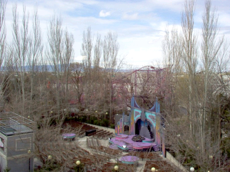 Lagoon Music Theatre from the Sky Ride in April 2005. Photo: Mike P.