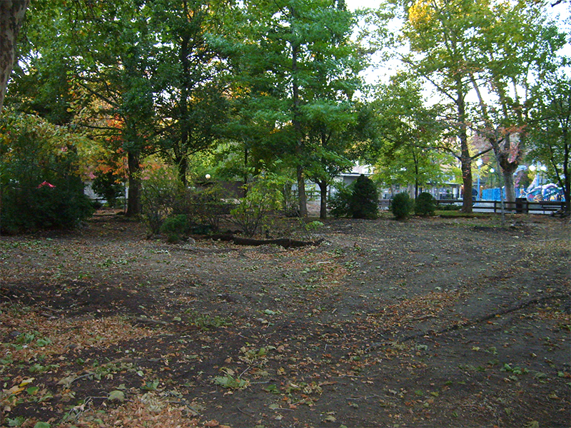 Golf course after demolition in October 2008. Photo: B. Miskin