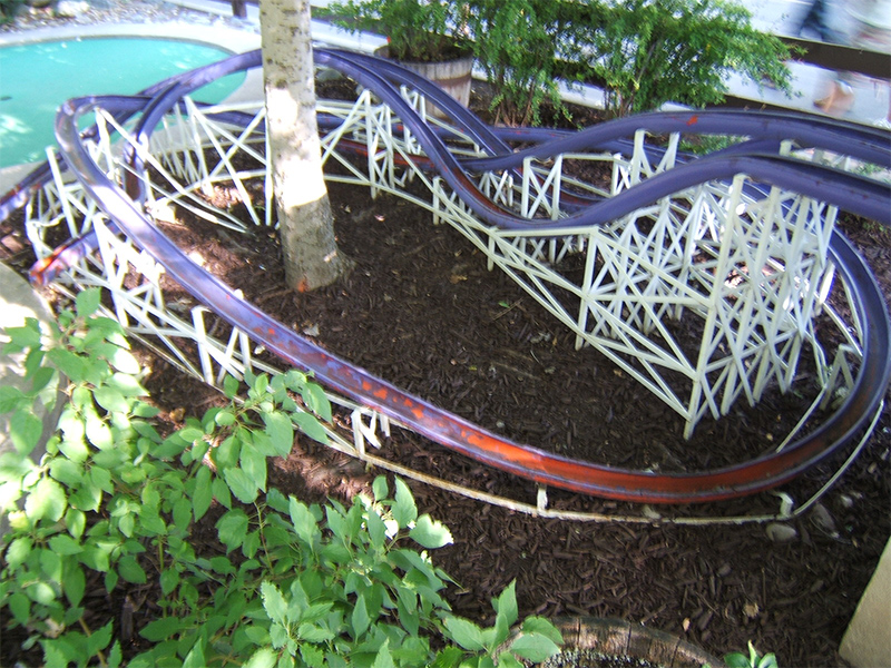 This photo shows the original paint colors before it was purple. Photo: Jet Star 2 Archive