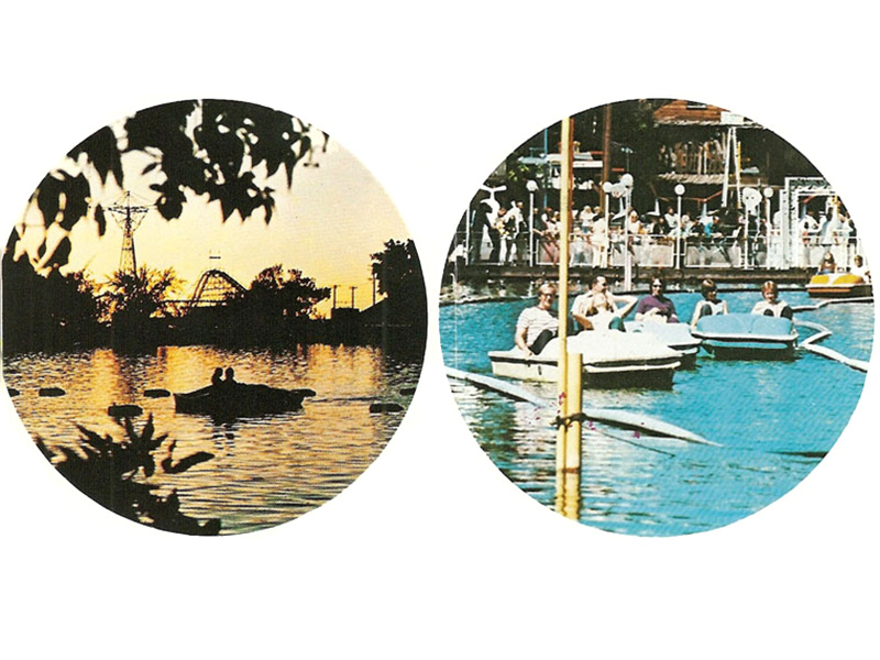 Photos from Lagoon brochures in the 1970s.