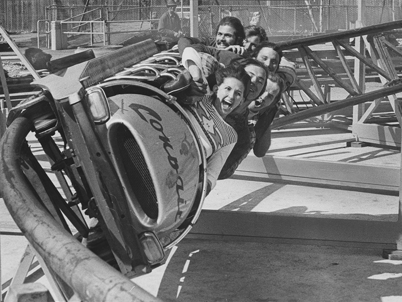 Jet Star 2 at Lagoon in March 1976. Photo courtesy of Deseret News