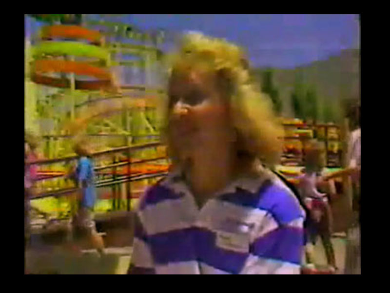 Screen capture of a KSL-TV show with Jet Star 2 in the background.