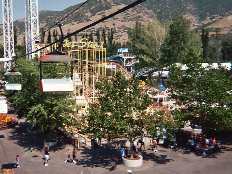 Jet Star 2 from the Sky Ride in 2002. Photo: B. Miskin