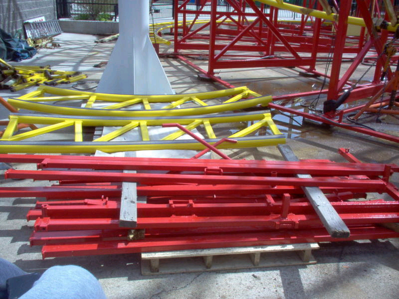 Jet Star 2 in the middle of being re-assembled, April 2005. Photo: Mike P.