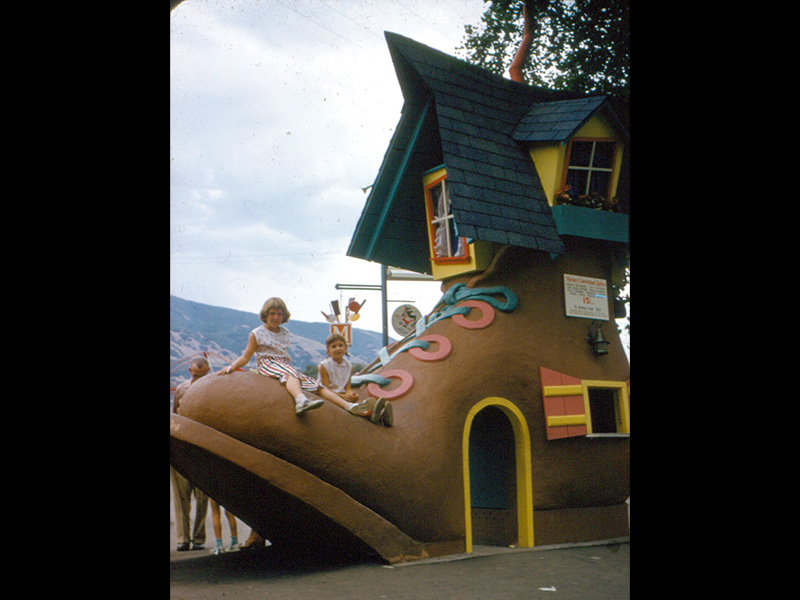 Kids on the Old Woman's Shoe around 1956-1960. Photo: Janice Staker Brown