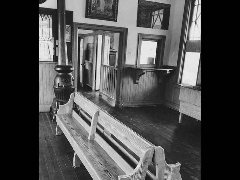 Interior of the station in 1983. Photo courtesy of Deseret News