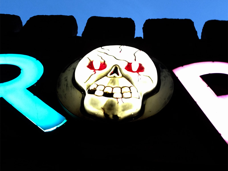 Part of the ride's electrical sign. Photo: B. Miskin