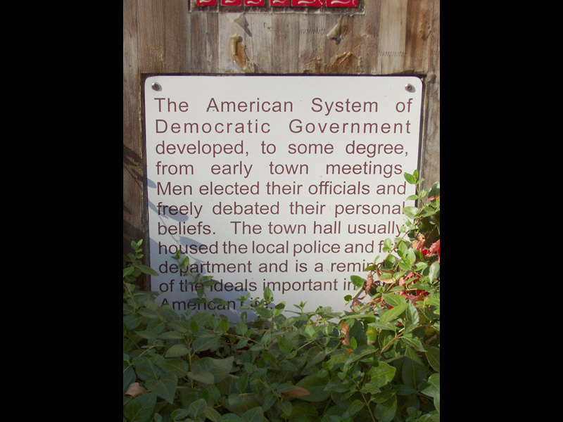 The sign in front of the building in 2005. Photo: B. Miskin