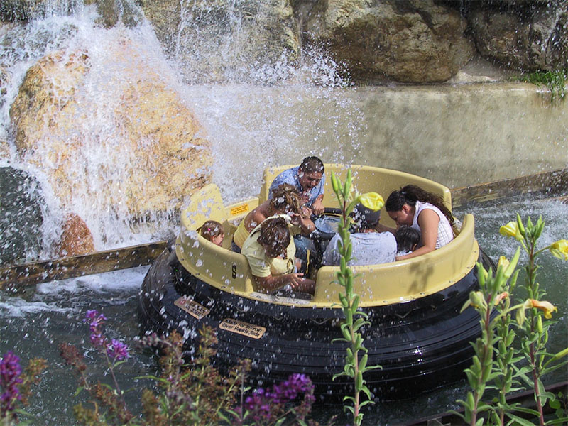 Riders face the wrath of the waterfall in 2004. Photo: Brian Reichow