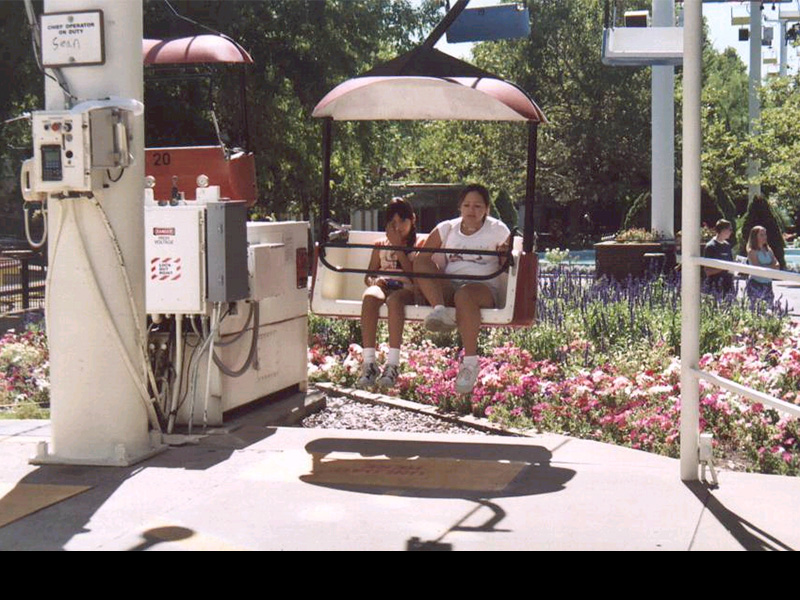 About to disembark at the north station, 2003. Photo: Will Young