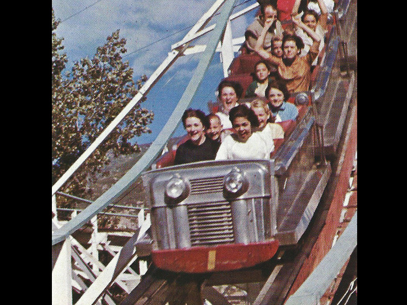 Roller Coaster as shown in 1960s Utah travel brochure.