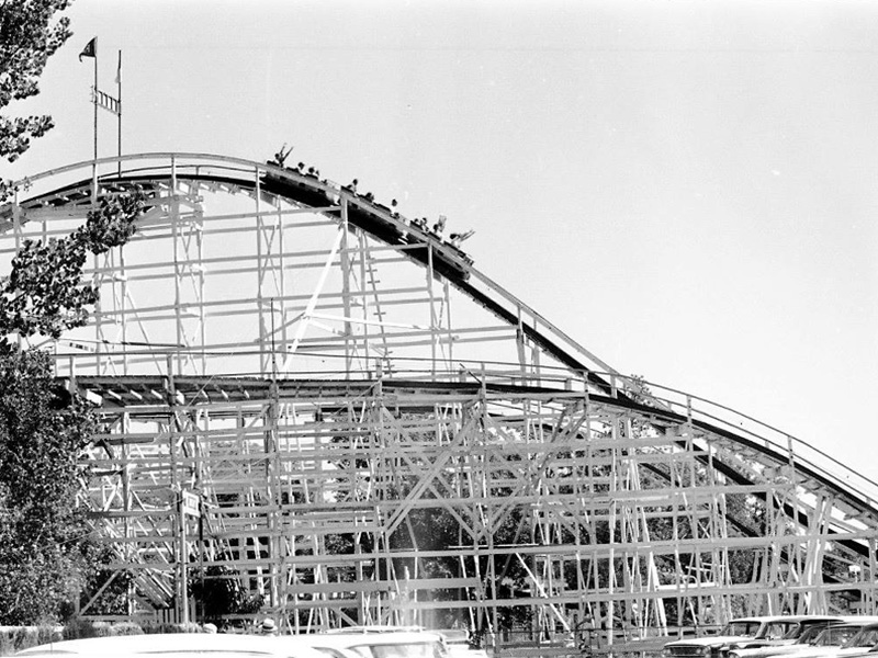 Roller Coaster in July 1967. Photo courtesy of Utah State University Special Collections