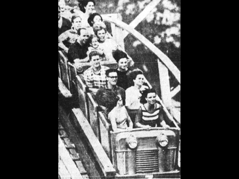 Riding the Roller Coaster in 1967. Photo: Deseret News