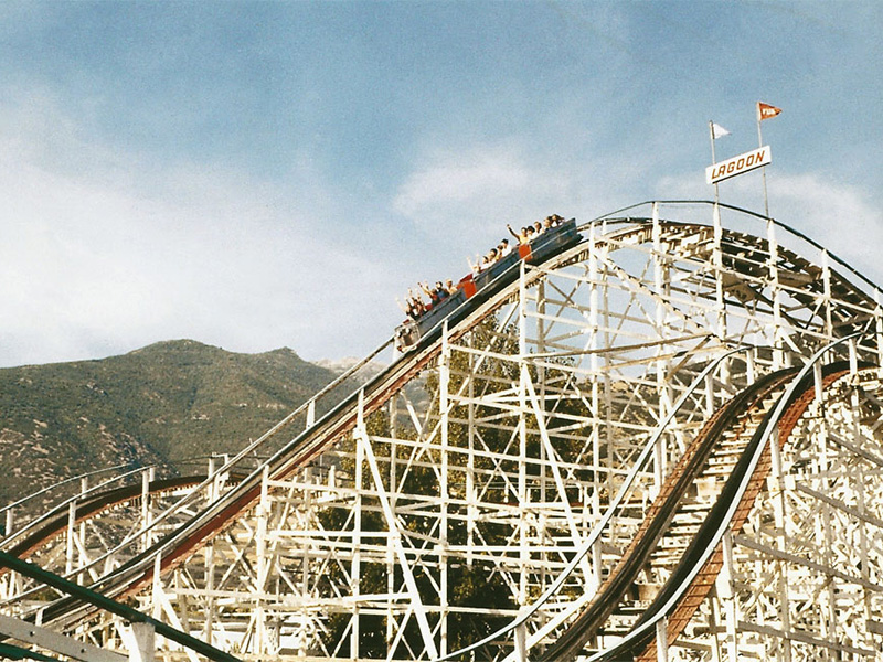 Roller Coaster in the early 1970s. Photo: Chuck Wlodarczyk