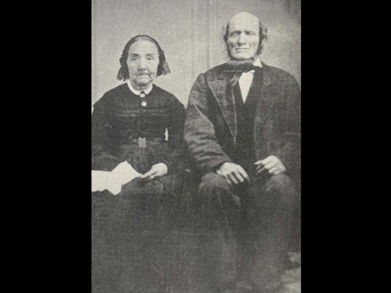 Lucinda & Erastus Bingham. Photo from FamilySearch.org