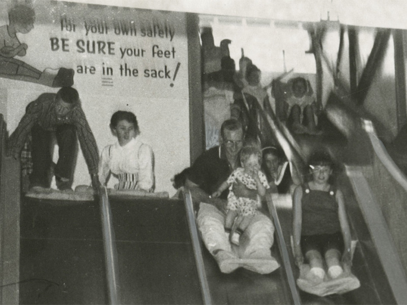 Close up of photo from May 1957. Photo courtesy of Deseret News