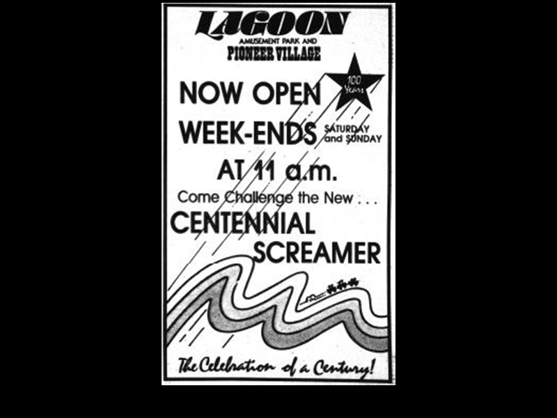 Lagoon newspaper ad from 15 April 1987.