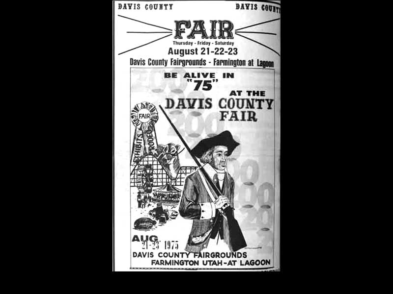 Ad for the 1975 Davis County Fair at Lagoon.
