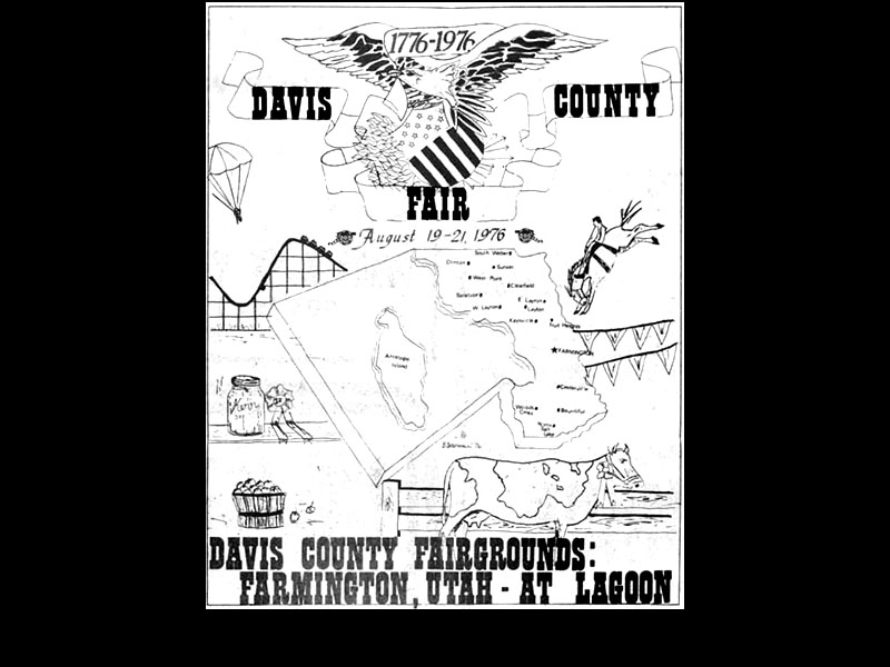 Ad for the 1976 Davis County Fair at Lagoon.
