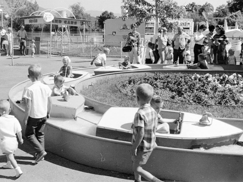 Baby Boats in July 1967. Photo: Special Collections and Archives, Utah State University