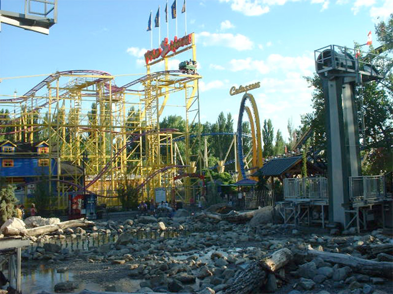 Cliffhanger with most of the ride missing in 2003. Photo: Rick