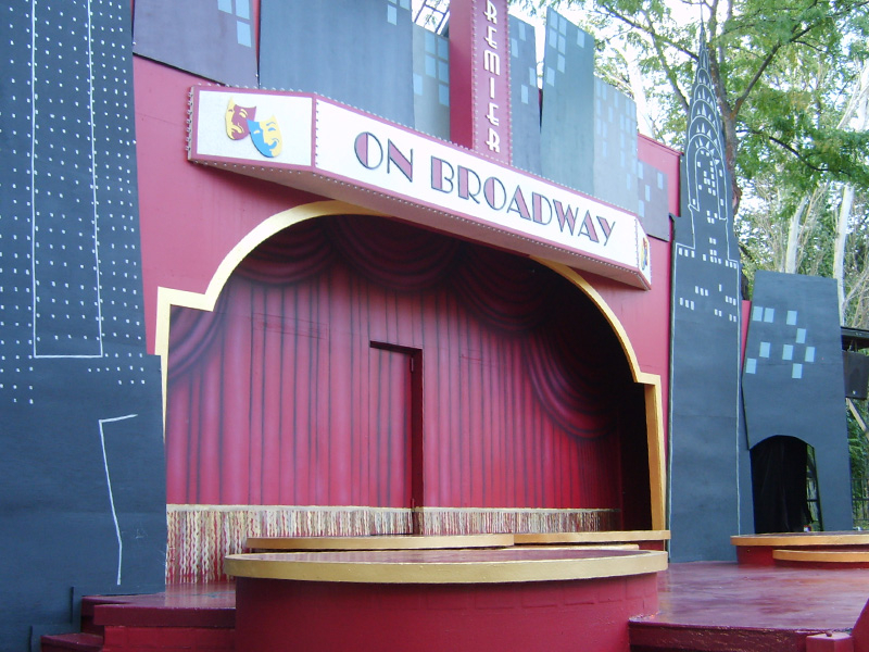 Set design for On Broadway, 2007. Photo: B. Miskin