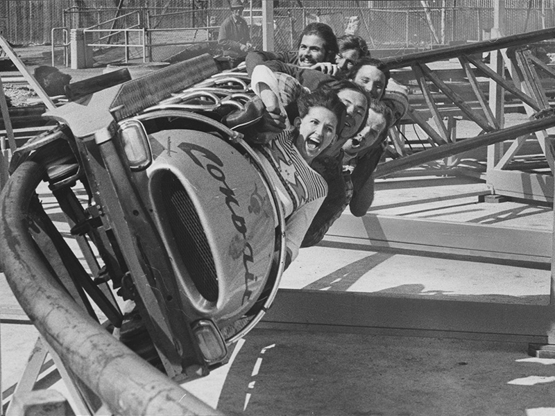 Jet Star 2 at Lagoon in March 1976. Photo courtesy of Deseret News