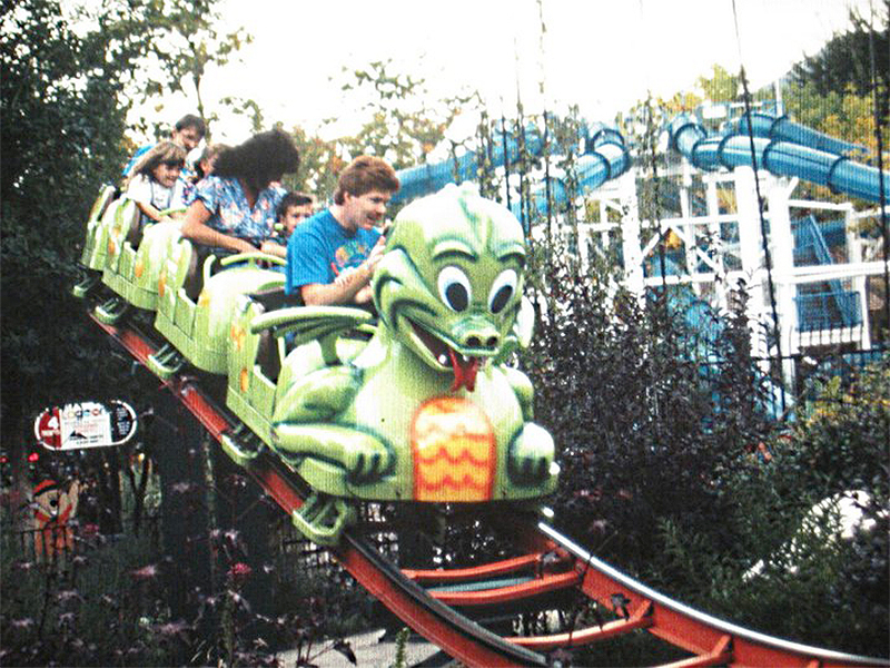 Puff in 1991. Photo courtesy of Lagoon