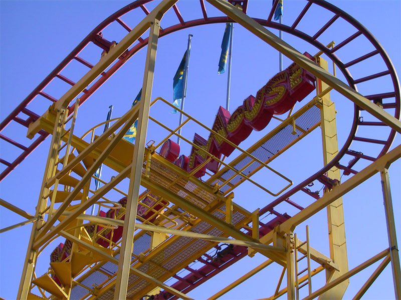 Wild Mouse sign, 2004. Photo: Brian Reichow