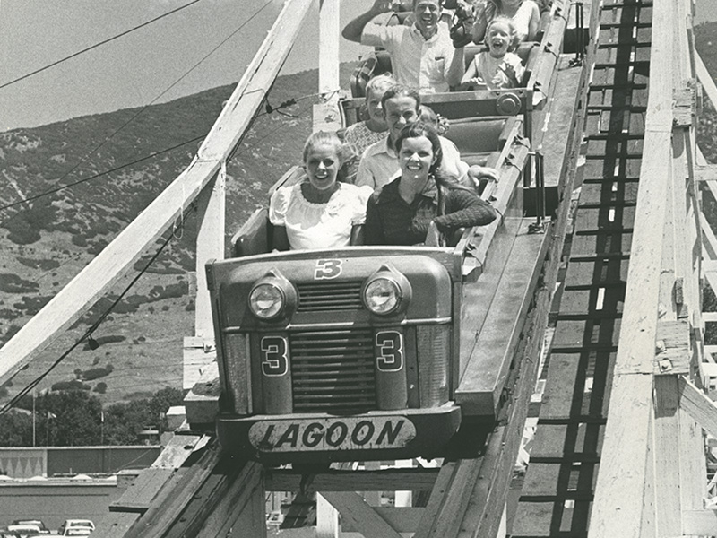 Train #3 in 1972. Photo courtesy of Deseret News
