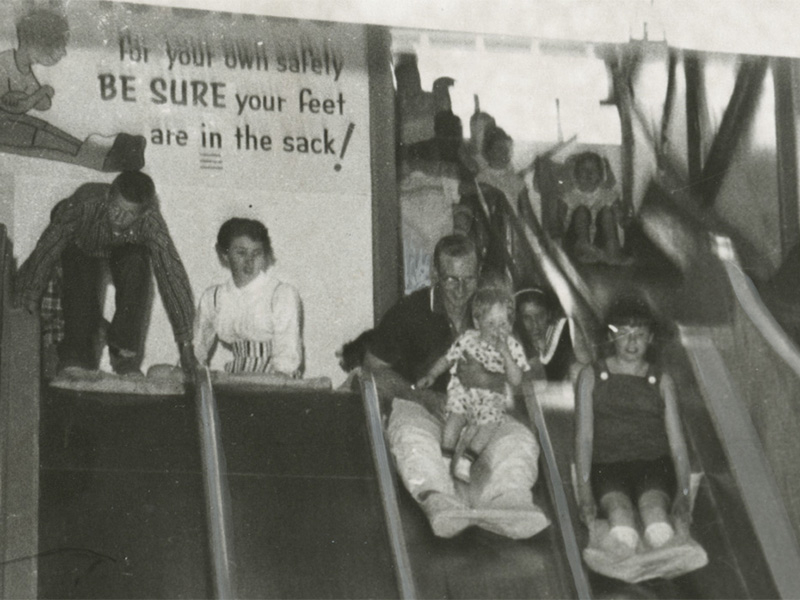 Close up of photo from May 1957. Photo courtesy of Deseret News