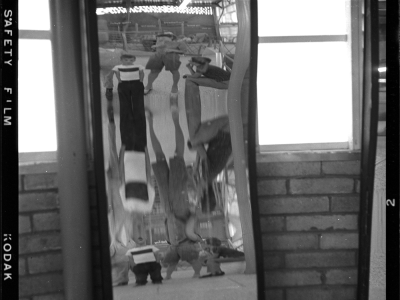 Fun House mirror, 1957. Photo: University of Utah, Special Collections