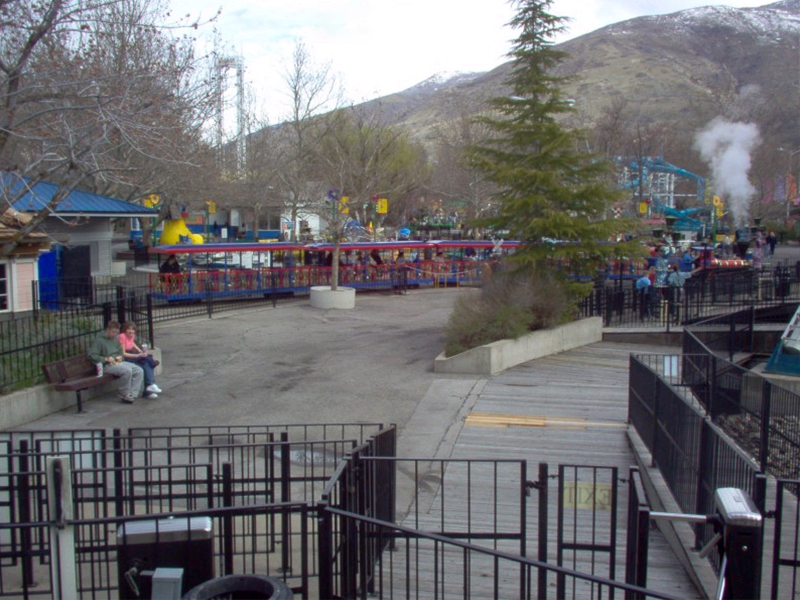 View from the queue of Turn Of The Century in April 2005. Photo: Mike P.