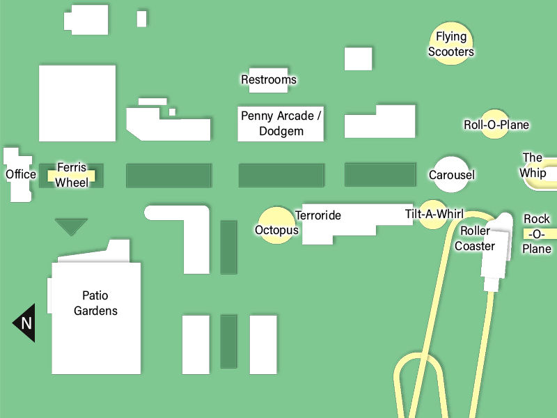 New Lagoon layout in 1954.