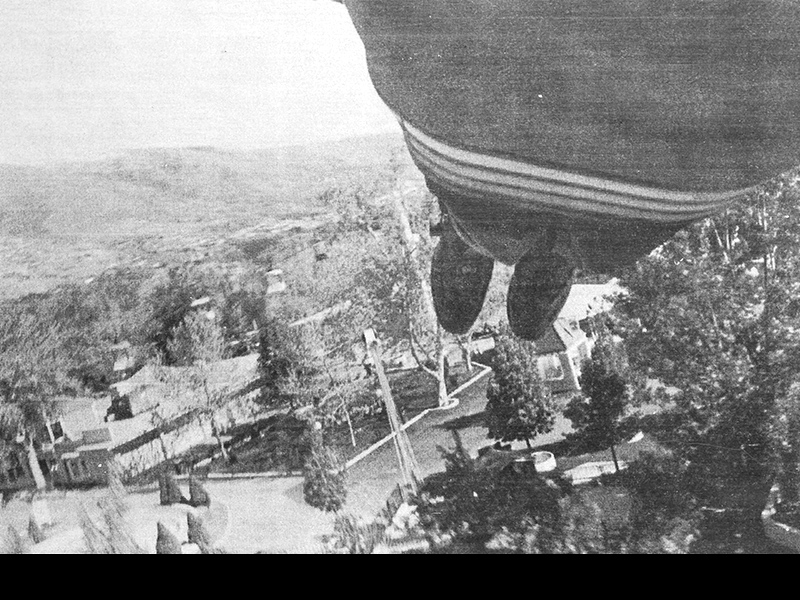 Photo taken while on Sky Coaster in 1995 by Brian Nicholson, WSU Signalpost.