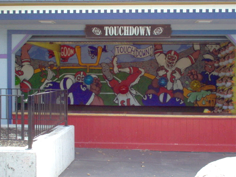 Touchdown game in its old location in 2006. Photo: Mike P.