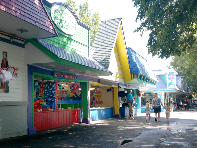 Tic-Tac-Toe, Tip 'Em Over & Can It games, 2019. Photo: B. Miskin