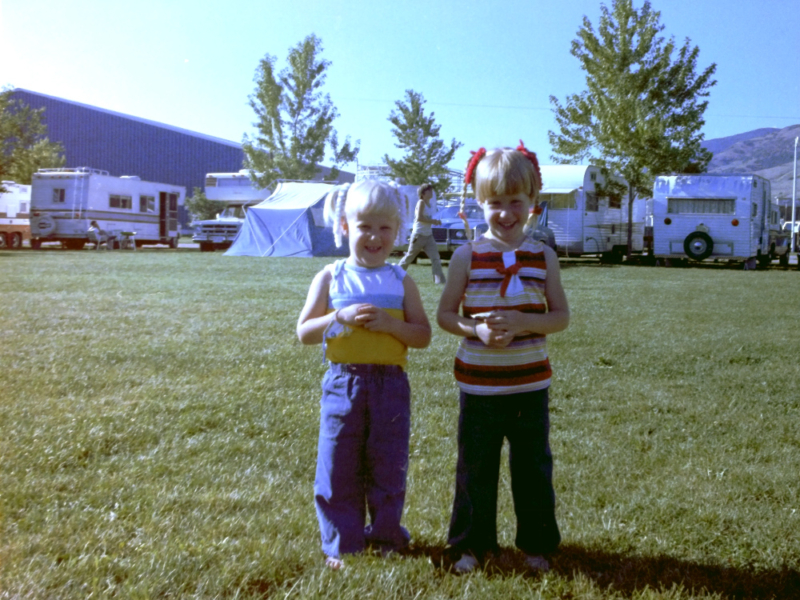 Campers at Pioneer Village Campground in 1980. Photo: N. Miskin