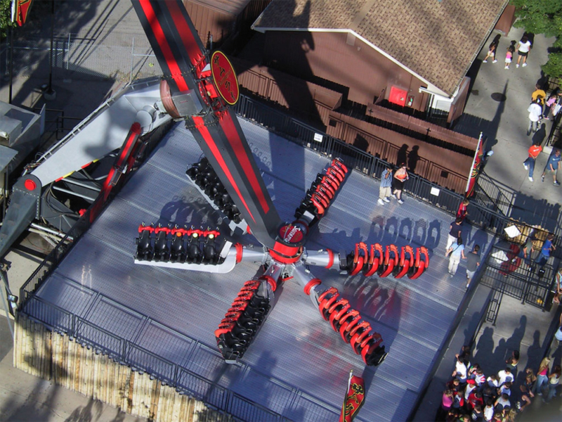Samurai during loading and unloading as seen from the Sky Scraper. Photo: Brian Reichow