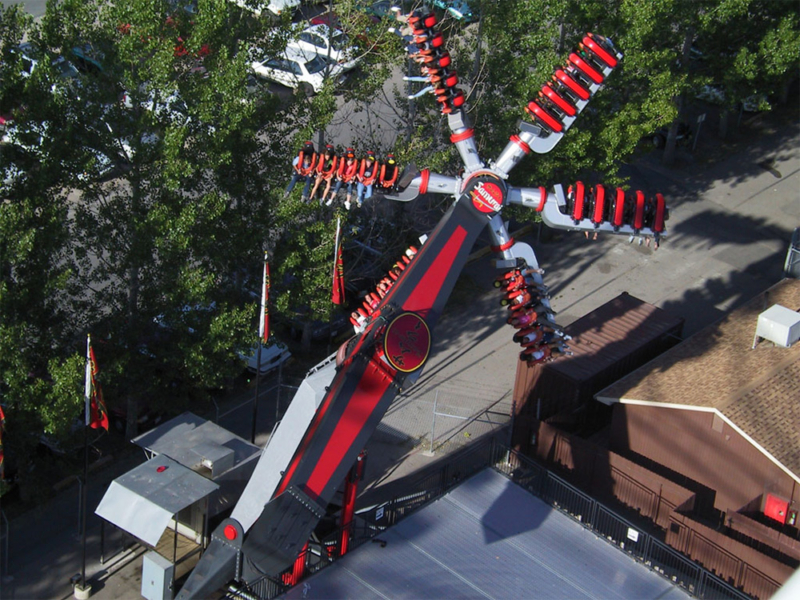 Samurai in operation as seen from the Sky Scraper. Photo: Brian Reichow