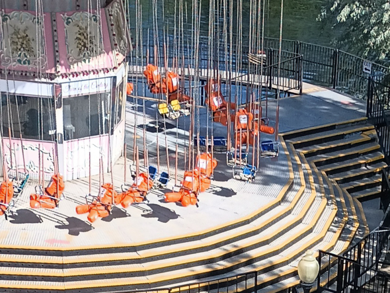 Testing dummies remain seated as of June 2025. Photo: B. Miskin